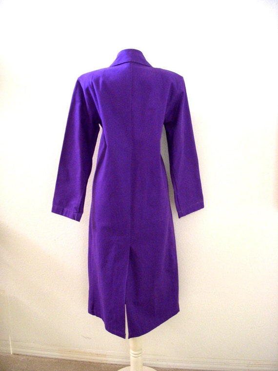 lilac duster coat