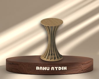 DIY Parametric Round Cake Stand Tutorial | CNC Template & Design Plans