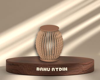 Parametric Cake Stand & Cocktail Table - CNC DXF Plans | Handmade Woodworking Blueprints
