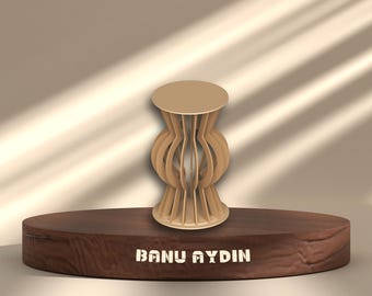 Digital Download: CNC Woodworking Plans for Parametric Cake Stand & Cocktail Table