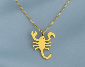 Skorpionhalsband – Sterlingsilver Stjärnteckenhänge