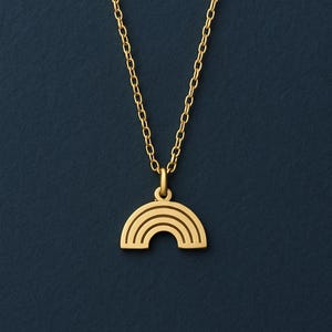 Rainbow Necklace – 925 Sterling Silver Colorful Enamel Pendant | Dainty Minimalist Jewelry, Pride Gift, Everyday Necklace for Women