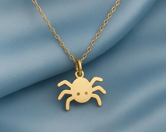 KOFISNI Collana gotica a forma di ragno in velluto nero da donna