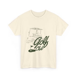 Vintage Golf Tee, Perfect Gift for Golf Lovers, Relaxed Tee for Casual Outings, Golf Club Enthusiast Shirt, Golfer&#39;s Day Outwear, Golf Gift
