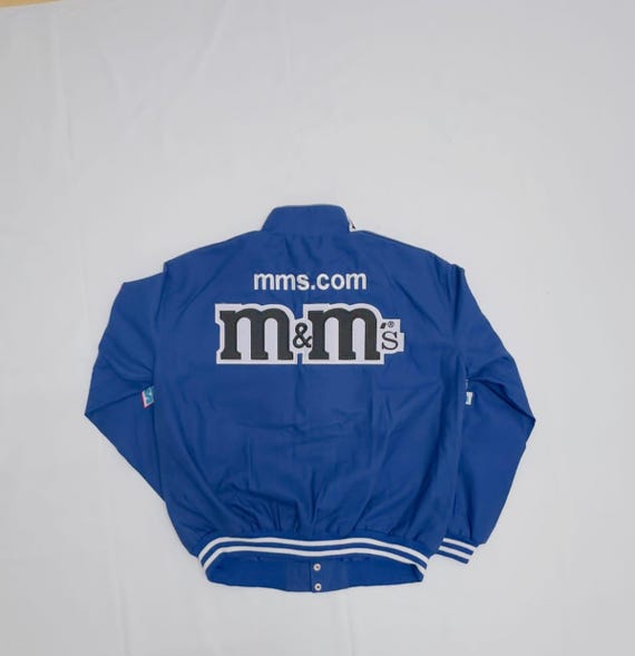 Vintage Nascar JH Design M&ms Snap Black Cotton Jacket - Etsy