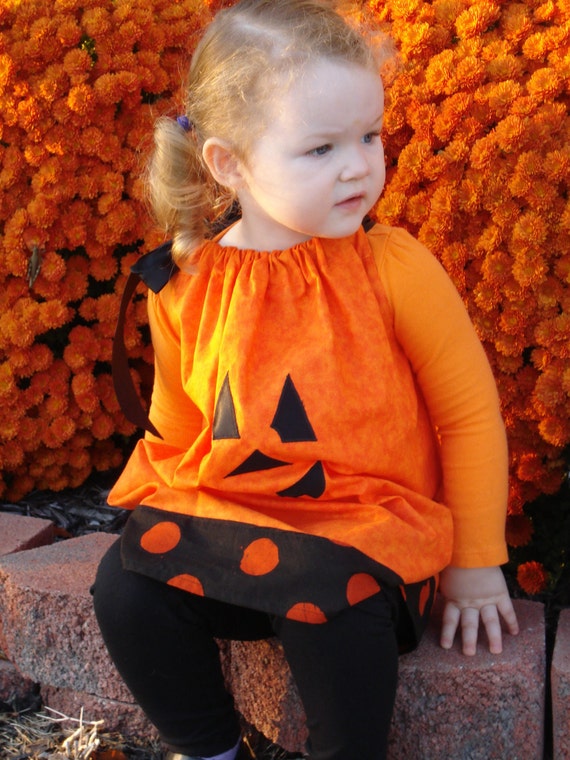Items similar to The Great Pumpkin Pillowcase Dress Girls' Sizes 1T to ...