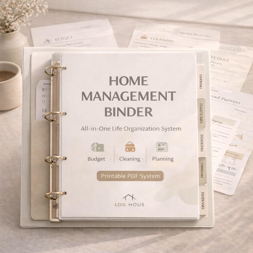 Home Management Binder Printable | Ultimate Life Binder Organizer ...