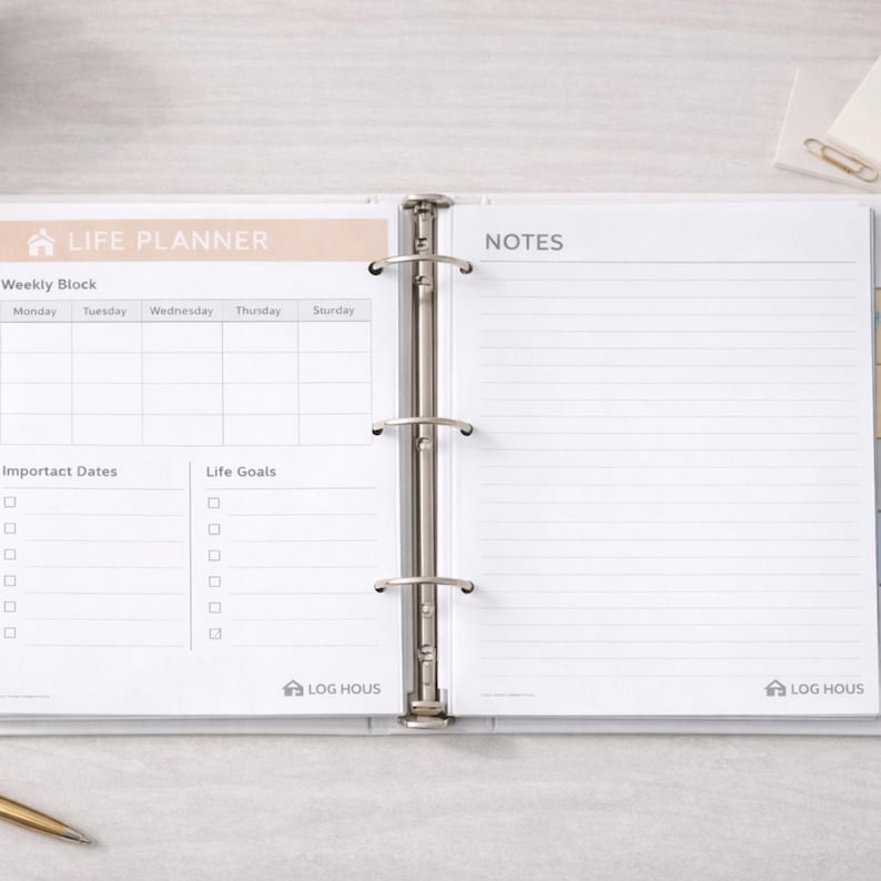 Home Management Binder Printable | Ultimate Life Binder Organizer ...