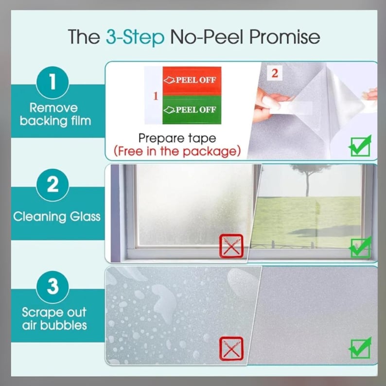Frosted Window Film for Privacy and UV Protection – Static Cling Window ...