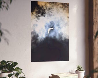 Solar Eclipse Matte Vertical Poster