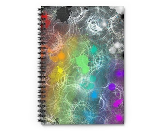 Rainbow Spiral Notebook - Ruled Line