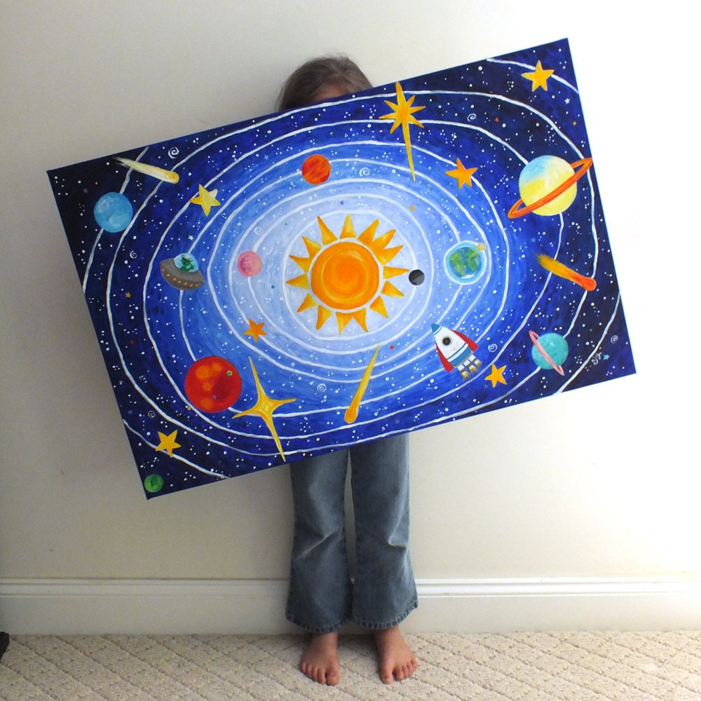 Illuminating Creativity: A Step-By-Step Guide To Solar System Painting