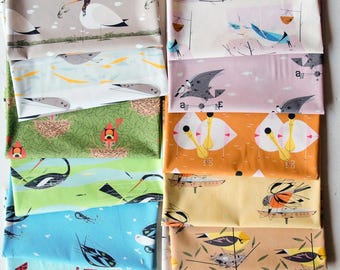 Charley Harper Ford Times Birds (Volume I) Fat Quarter Bundle