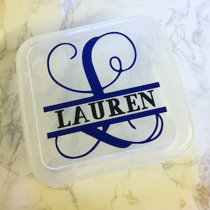 Personalized Cheer Bow Box