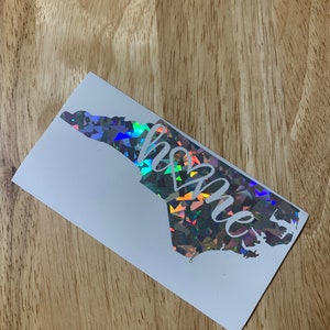 North Carolina Home Decal. Great for tumblers, laptops, journals, folders...again the possibilities are endless.