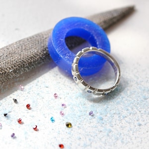 Birthstone Ring Making Kit / All Tools, Materials & Tutorials to Carve your custom design / Recycled Silver / Cast + Polished in London, UK