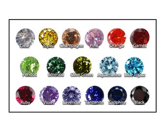 Gemstone Add-On | Personalise your handmade ring by adding a Cubic Zirconia stone of your choice