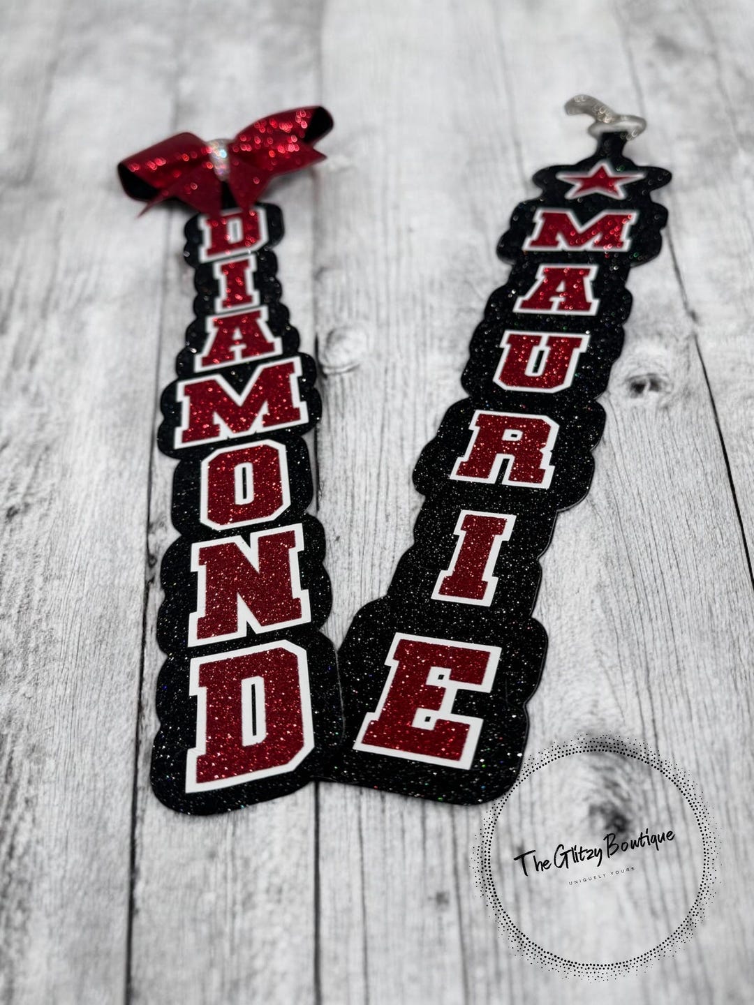 Cheer Name Ribbon - Etsy