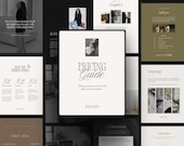 Wedding Photographer Pricing Guide Template Canva, Client Welcome Packet