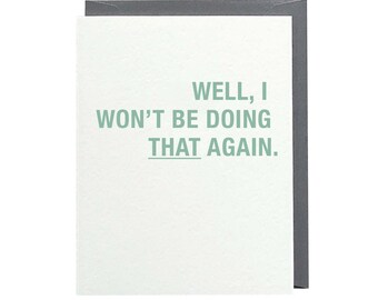 Oops / Inside Joke / Funny Apology / Apology / I'm Sorry / Funny Card / Humorous Card / Relationship / Humorous Apology / Sorry / Blank Card