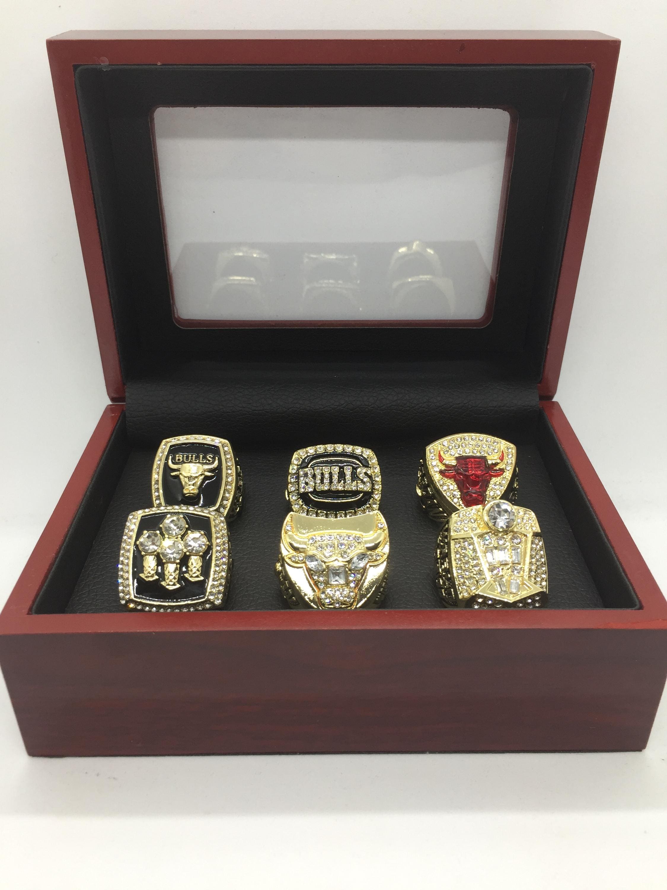 Michael Jordan Dennis Rodman Rings Chicago Bulls Championship Team