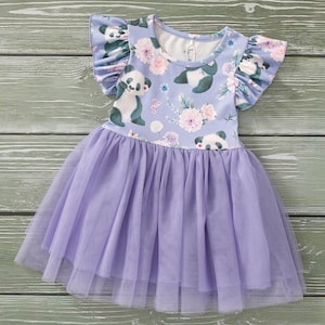 Pretty Pandas Girls Dress