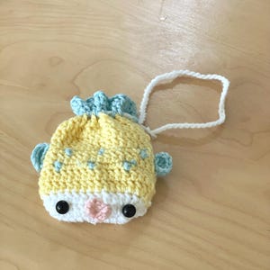 Crochet Puffer Fish Pouch