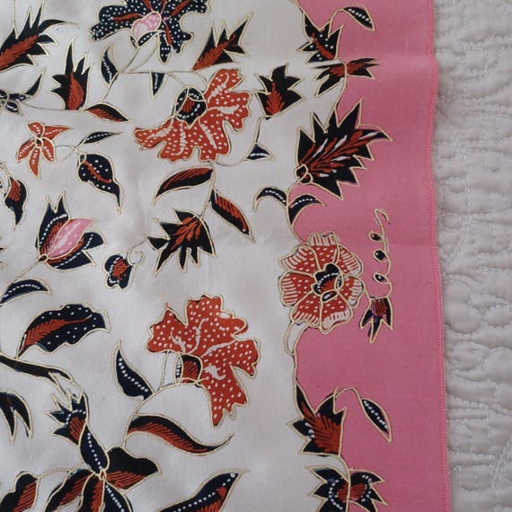 Batik Keris floral scarf - image 4