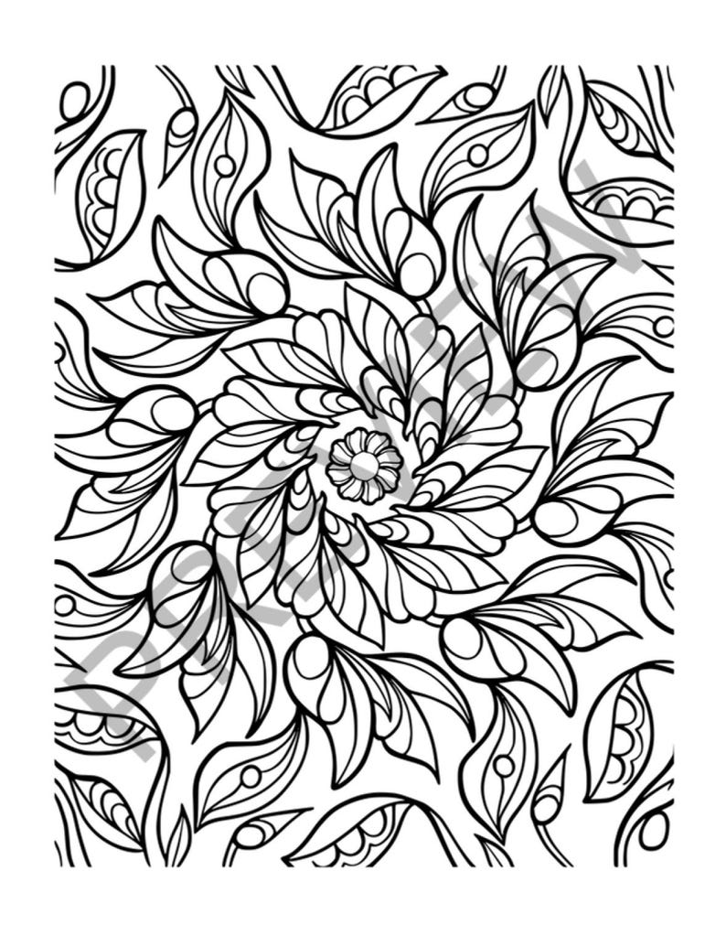 Stress Relief Coloring Pages for Adults | 154 Printable Relaxation ...