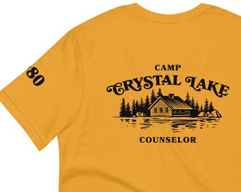 Slasher film horror movie unisex t-shirt, Camp crystal lake counselor, gift for horror fan