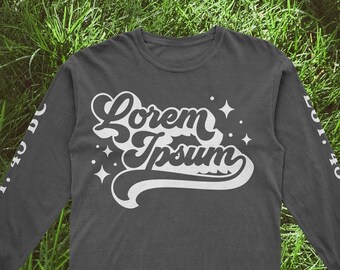 Lorem Ipsum Graphic Designer Gift Unisex Long Sleeve Tee