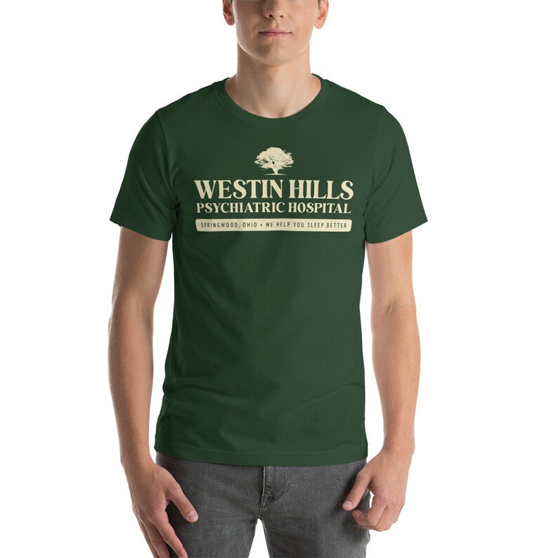 Westin Hills Psychiatric Hospital Unisex t-shirt Horror Fan Gift