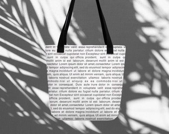 Lorem Ipsum Pattern Tote Bag for Graphic Designer Gift