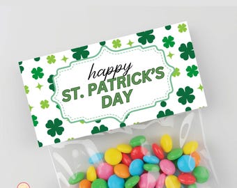 Printable St Patrick's Day Treat Bag Topper | Instant Download