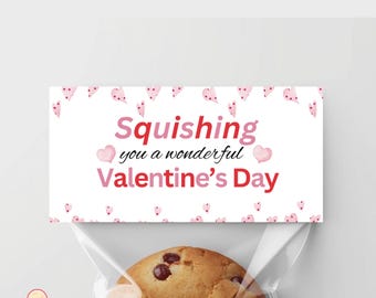 Adorno imprimible para bolso de San Valentín / Descarga instantánea