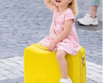 Kinderrolkoffer van 45 cm – Lichtgewicht kindertrolley met universele wielen (37 liter)