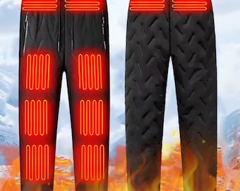 Unisex verwarmde broek / winterbroek / USB-verwarmde broek / thermische winterbroek / verwarmde broek voor buiten