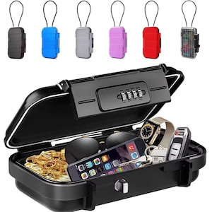 Portátil, Viaje, Caja fuerte, Caja de seguridad, Antirrobo, Compacto, Discreto, Seguro, Personal, Almacenamiento