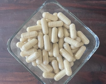Organic Ashwagandha 800mg herbal supplement capsules