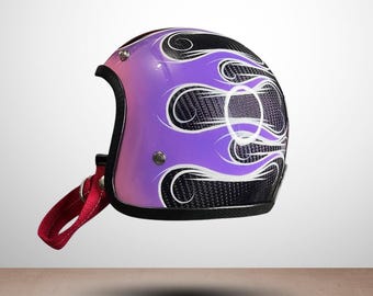 ボバー・チョッパー・カフェレーサー用カスタムバイクヘルメット