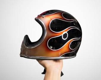 Authentic 1970s Blue Metal Flake Motorcycle Helmet Vintage Biker Chopper Bobber Peace Sign - Etsy Authentic 1970s Blue Metal Flake Motorcycle Helmet Vintage Biker Chopper Bobber Peace Sign - Etsy