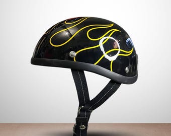 カスタムバイクヘルメット XF-GP シュガースカル、ボバーチョッパー