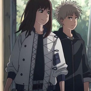 Chaqueta blanca Kiruko de Heavenly Delusion
