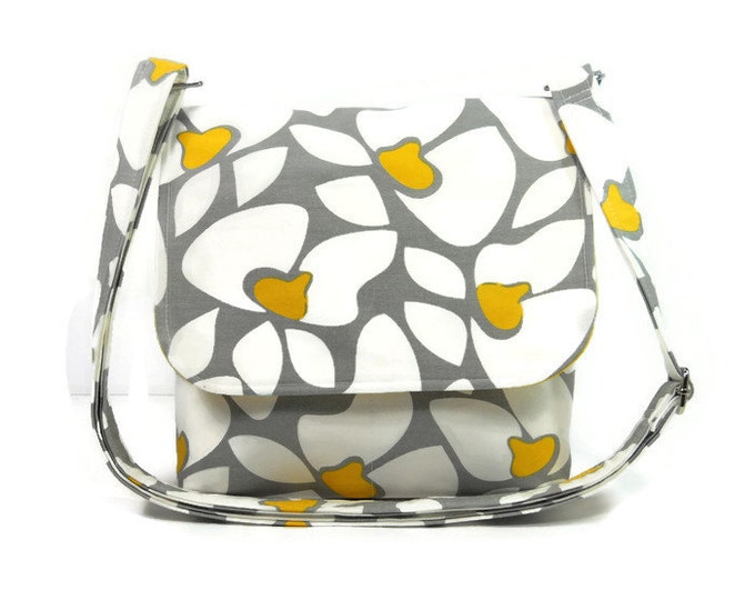 Crossbody Purse, Floral Messenger Bag, Small Cross Body Bag, Messenger