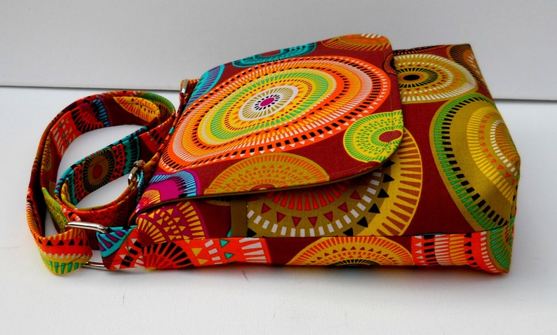Small Messenger Bag Cross Body Bag Fabric Purse Hippie Bag | Etsy