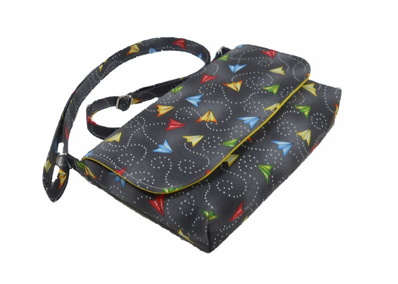 small gray crossbody purse