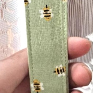 Handmade Bee Wristlet Keychain