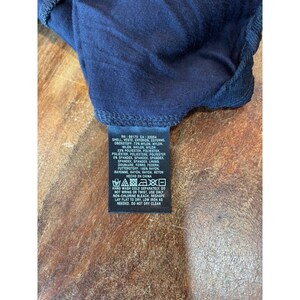 Anthropologie Maeve Navy Textured Short Sleeve Knee Length Sheath Dress Size XS image 11