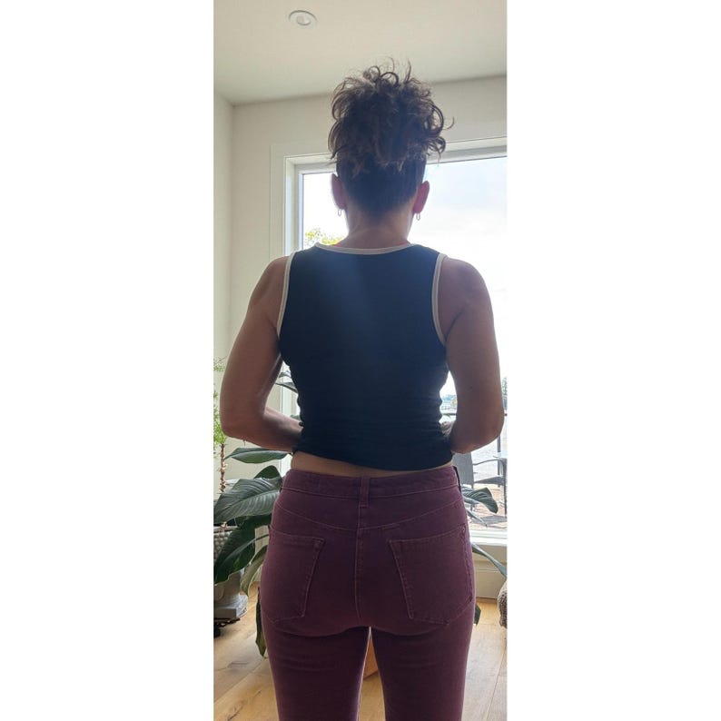 Anthropologie Pilcro solidne fioletowe aksamitne legginsy Serif obcisłe spodnie 28 zdjęcie 7