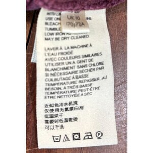 Anthropologie Pilcro solidne fioletowe aksamitne legginsy Serif obcisłe spodnie 28 zdjęcie 12